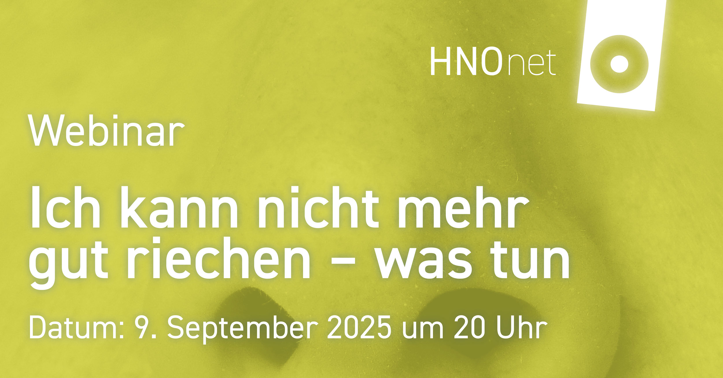 Teaser Fortbildung2025 Ich kann nicht mehr gut riechen