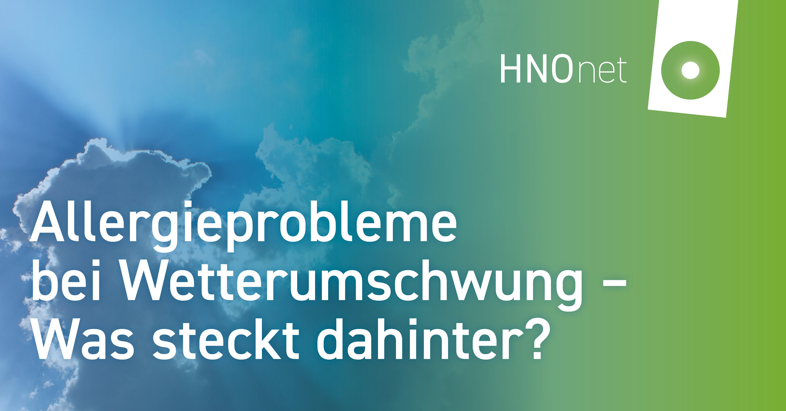 Wetterumschwung Allergie