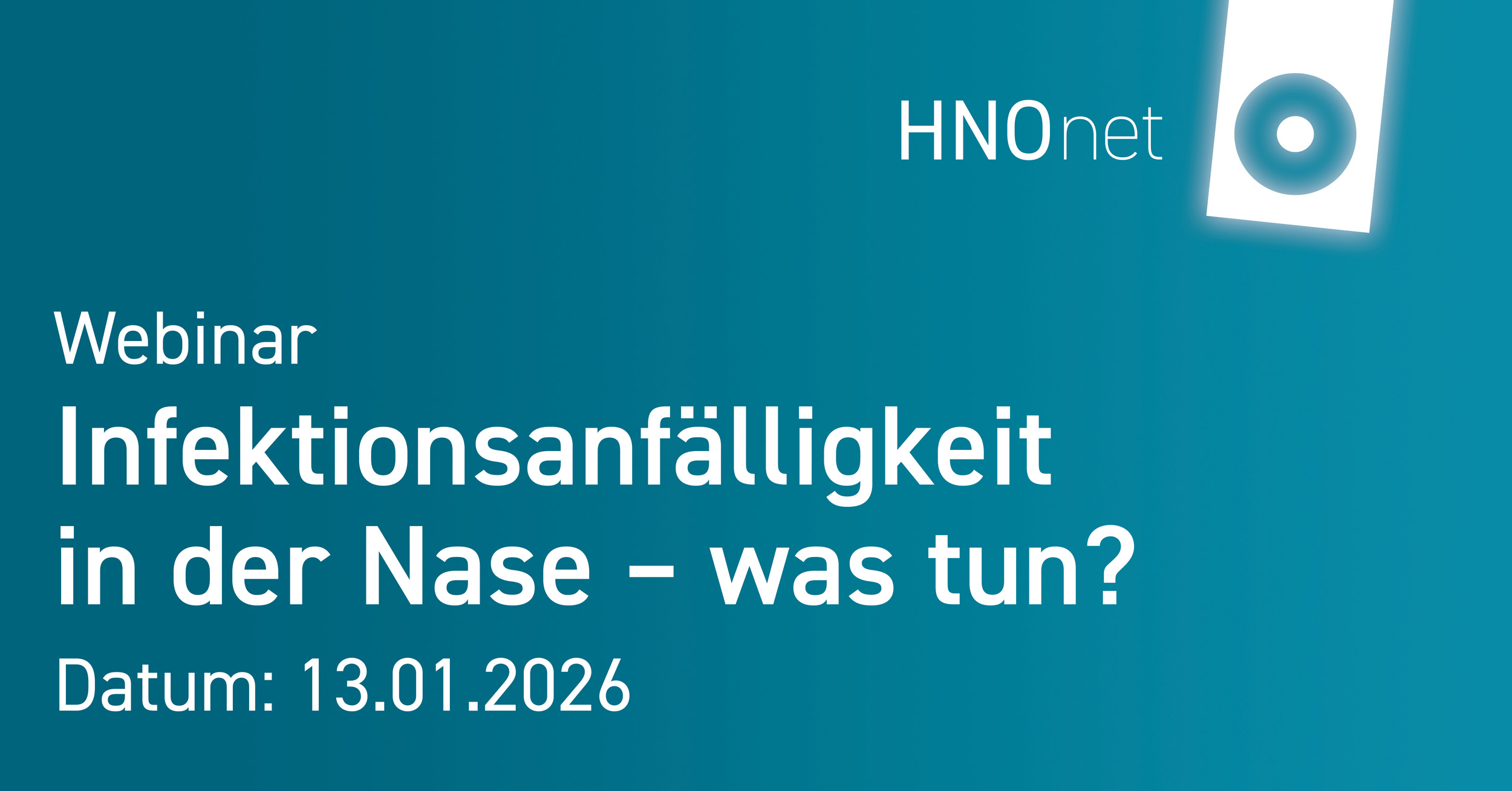 Teaser Fortbildung2026 Infektionsanfälligkeit in der Nase was tun